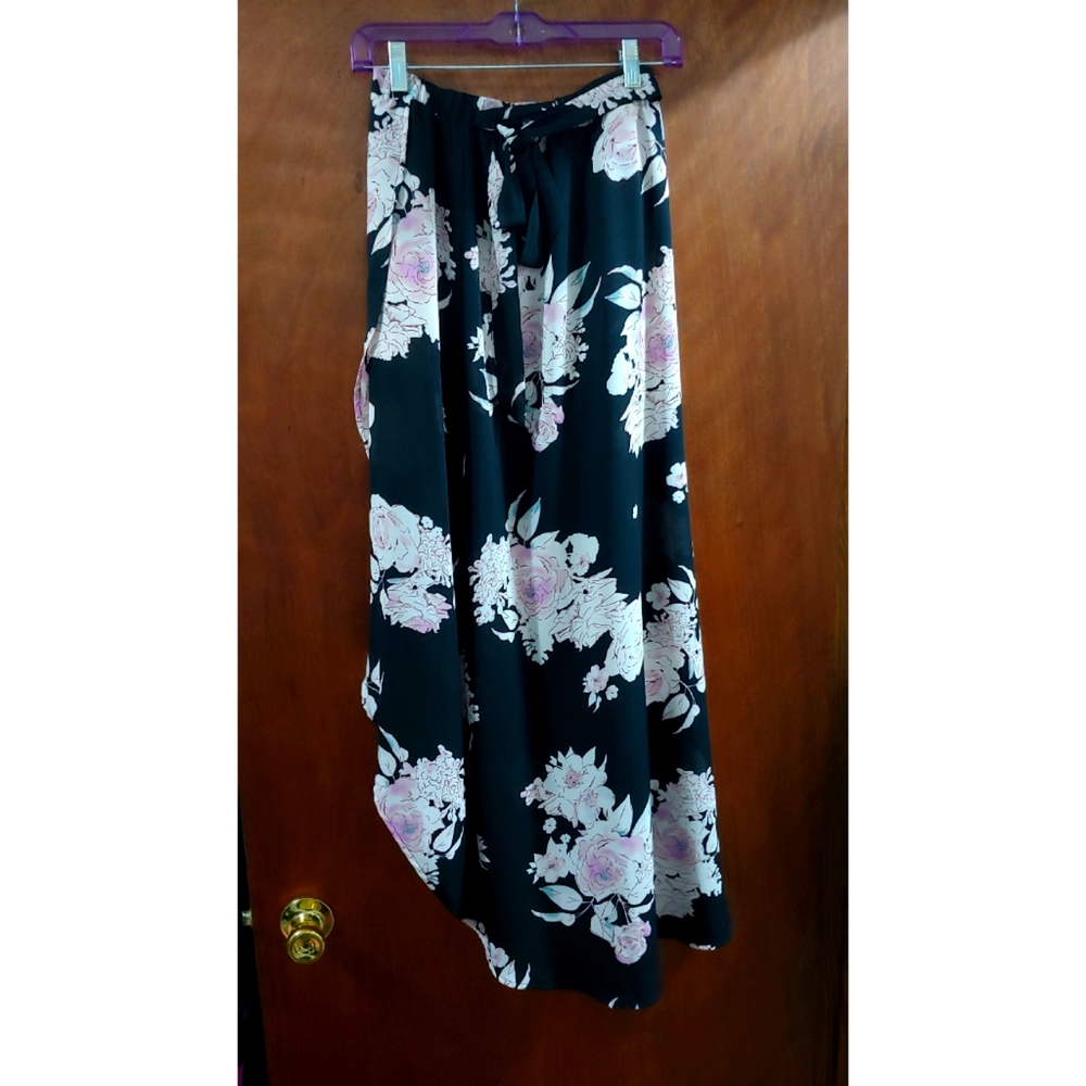Floral Candie's High Low Skirt